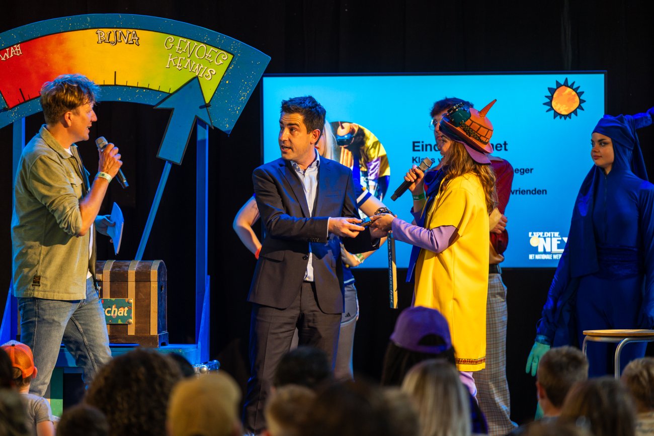 Klaas van Kruistum, Wethouder Felix van Ballegooij en Professor Nova Next - Expeditie NEXT 2024